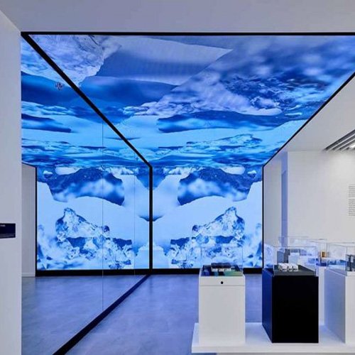 Pantalla LED de techo para ferias comerciales