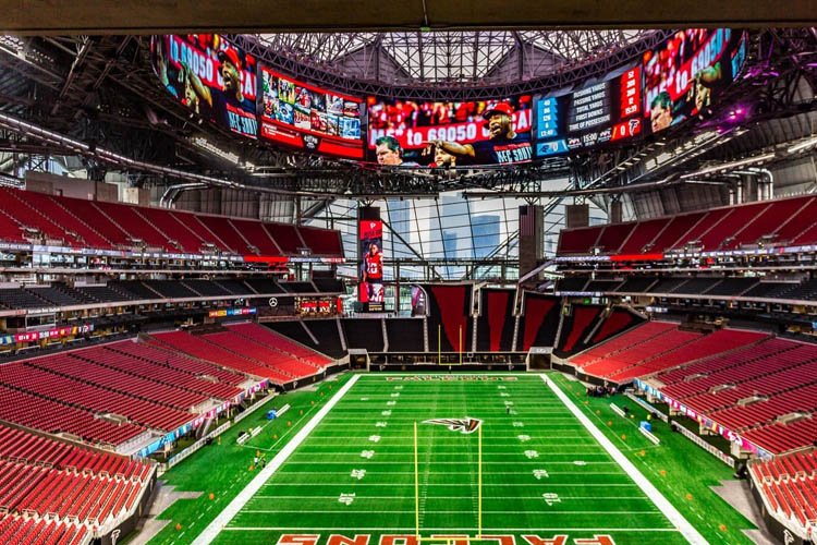 Mercedes Benz Stadium LED