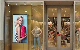 Advertising Screen For Shop Window