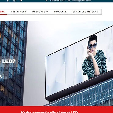As 8 maiores empresas de telas de LED na Albânia