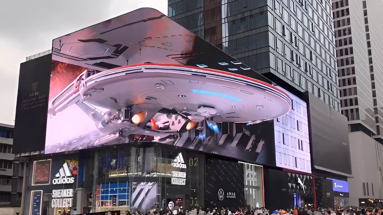 Écran d'affichage LED 3D