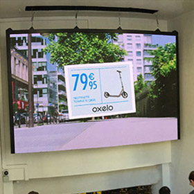 LED-Werbedisplay für den Innenbereich