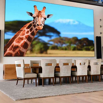 屋内シームレスLEDビデオウォール