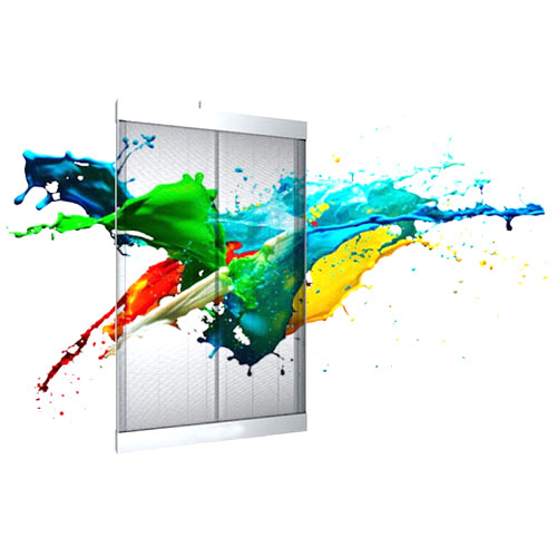 Poster trasparente a LED