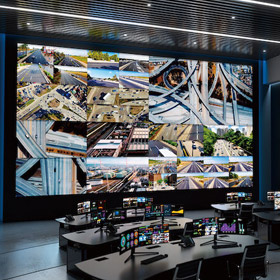 Affichage LED des salles de surveillance