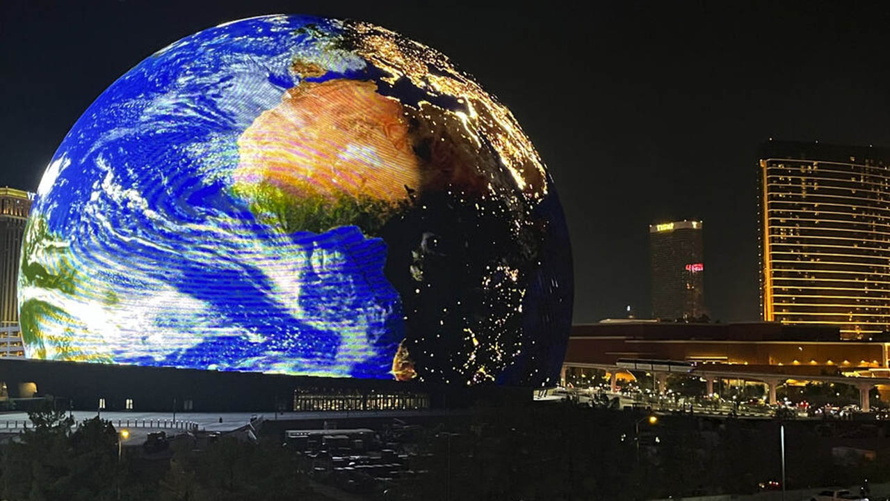 Pantalla LED esférica para exteriores