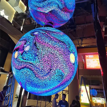Écran LED sphérique extérieur
