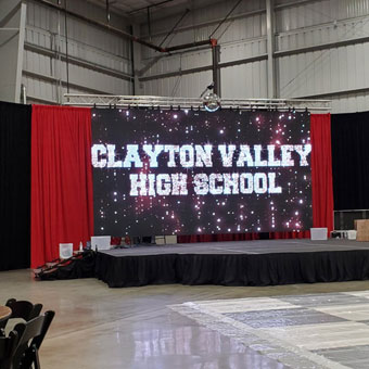 Rental LED Video Curtains
