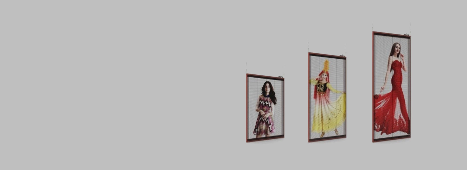 Poster LED trasparente