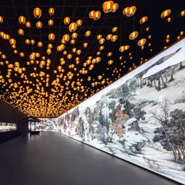 Display LED del museo