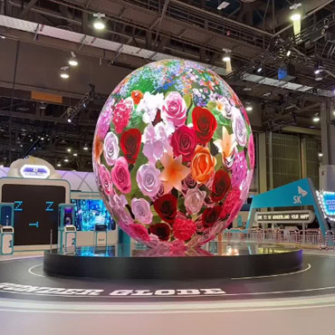 Display a LED a sfera