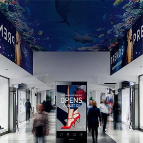 65인치 플로어 스탠드 LED 디스플레이