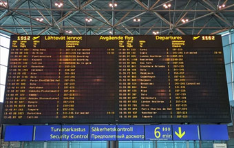 Écrans LED pour aéroports