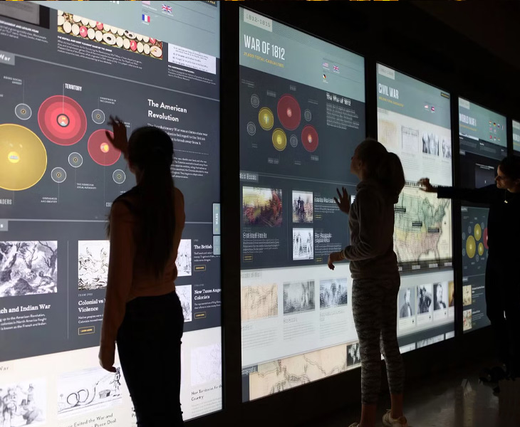 Digitales LED-Signage-Museum