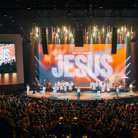 Dynamische LED-Anzeige in Auditorien