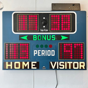 Tabelloni segnapunti per basket Fair Competition, comodi e pratici