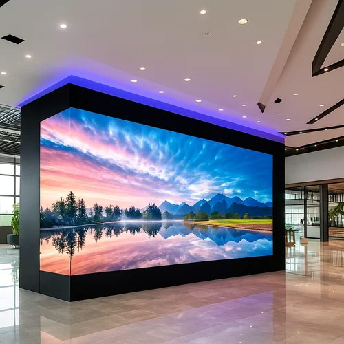 Mostra di casi di videowall LED a passo fine