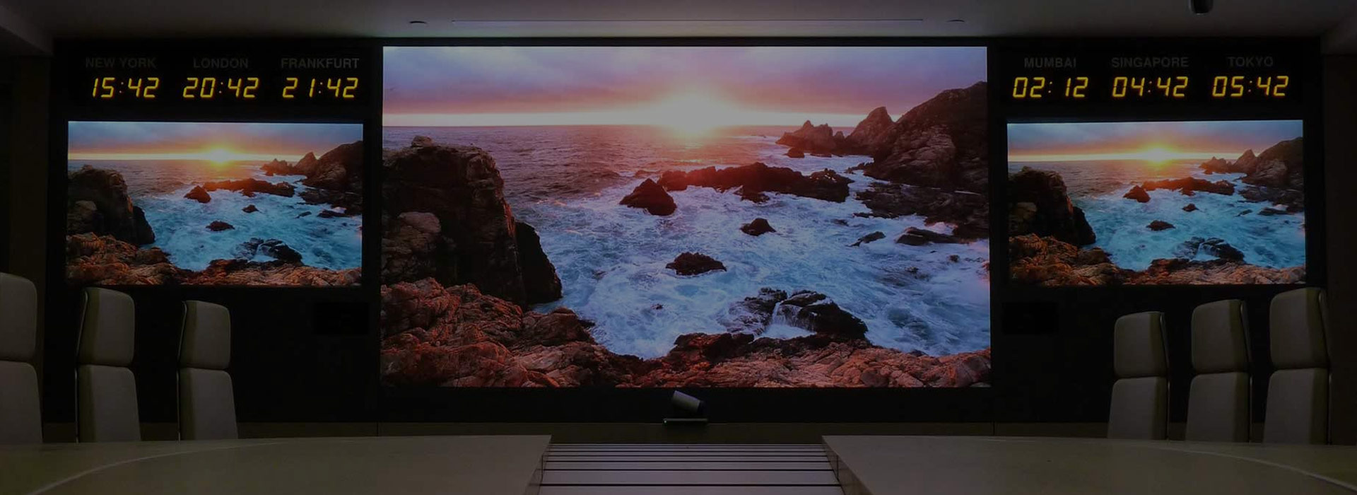 Banner videowall LED a passo fine