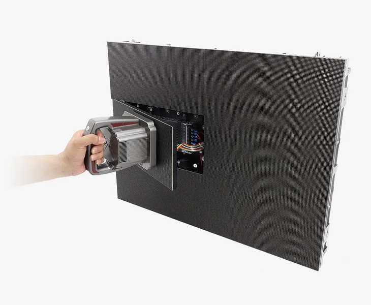 Panel de pantalla LED HD de servicio frontal con módulo LED flexible P1.53