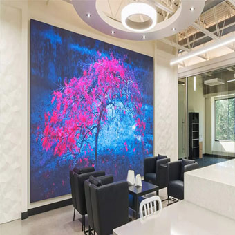 Painel LED interno de serviço frontal