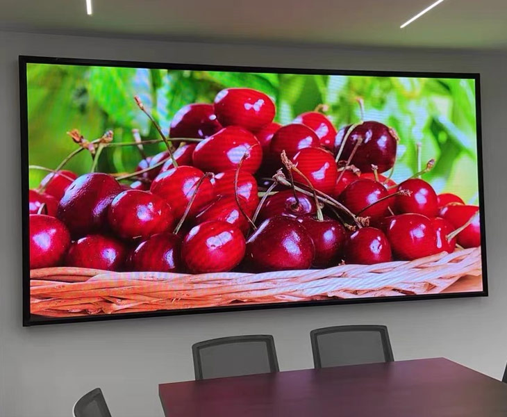 Écran LED couleur d'intérieur couleur cerise