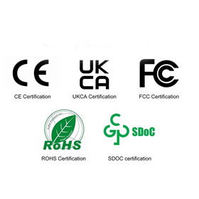 Molteplici certificazioni internazionali