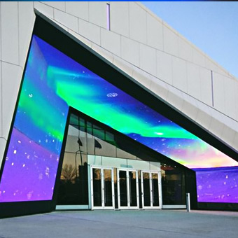 LED-Bildschirme im Freien für Museen