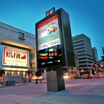 Sinalização digital LED externa P6