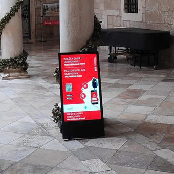 Tragbare digitale Außenbeschilderung