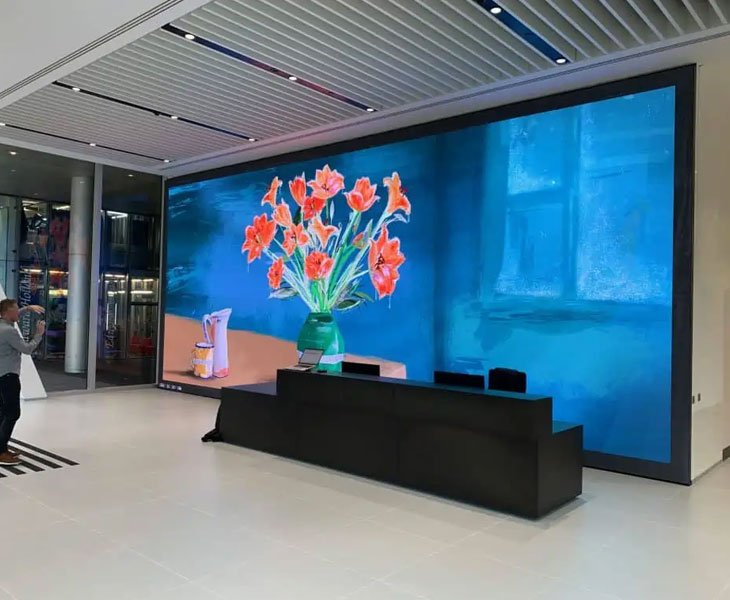 Características de la pantalla LED de recepción: Funcionalidad fácil de usar