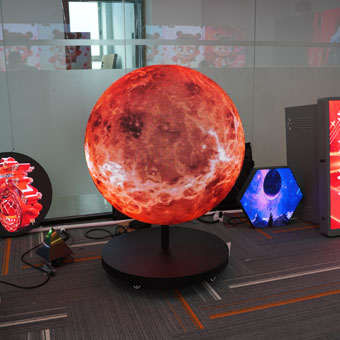 Pantalla LED esférica
