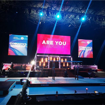 Dynamische LED-Bühnenanzeige