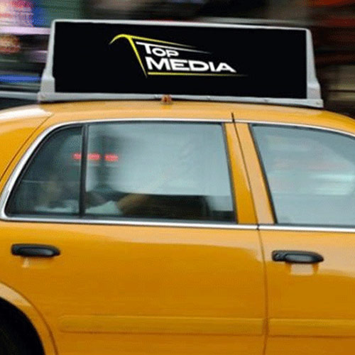 Pantallas LED para taxis