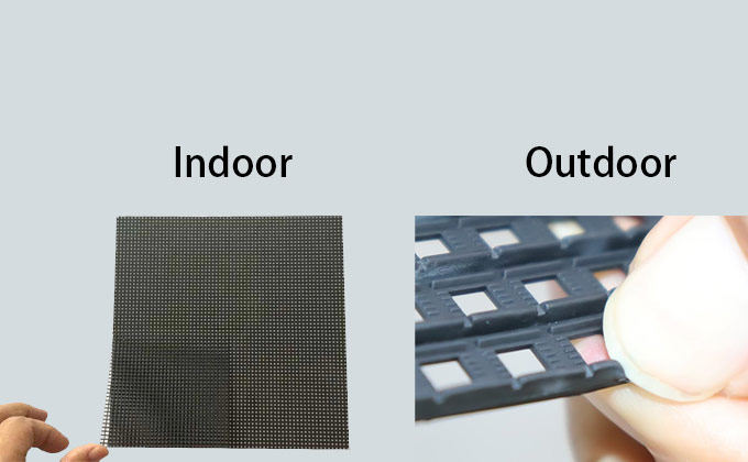 Módulos de LED para interiores com design de máscara