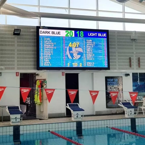 Indoor Swim Scoreboards Led