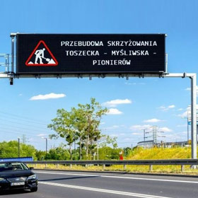 LED-Autobahnschilder