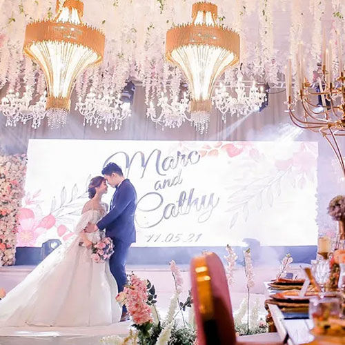 Display a LED per matrimoni