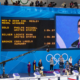 Swim Scoreboards LED Of Announcements And Information