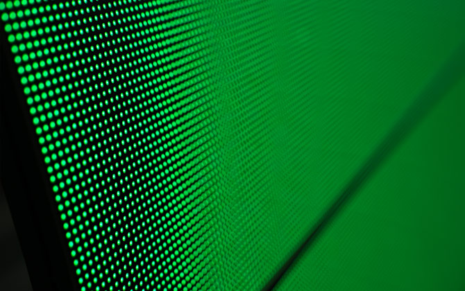 매장용 LED 디스플레이 보드 테스트