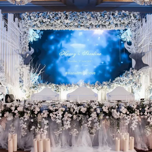 Fornitori di pareti a LED per matrimoni
