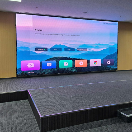 4K-LED-Bildschirm-Ausstellungsvitrinen