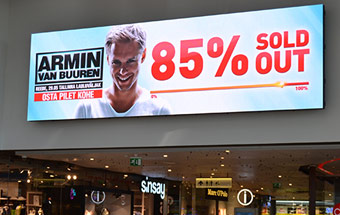 Pantalla LED publicitaria