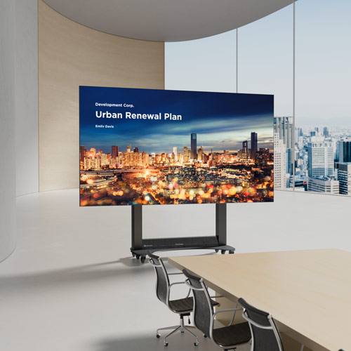 Présentation de cas d'installation de bureau d'affichage LED tout-en-un