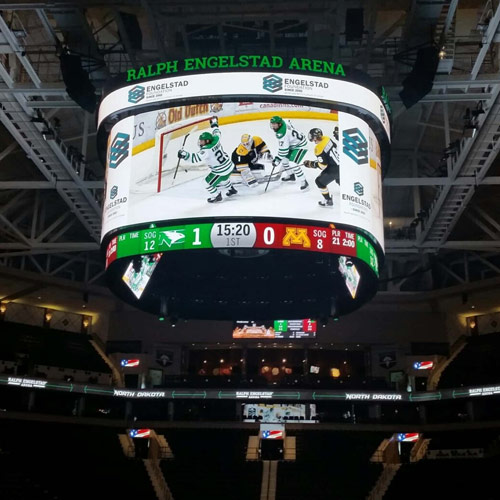 Arena Scoreboard Of Skating Scoreboard