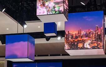 Display LED a cubo