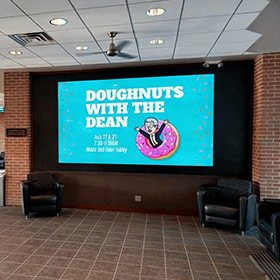 Display LED Educacional para Lobbies