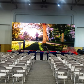 Exibição de LED educacional de exposições de recrutamento