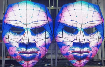 LED-Anzeige für Gesichtsform