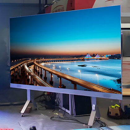 Affichage LED à pas fin pour installation mobile