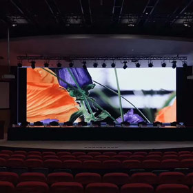 Affichage LED à pas fin des salles de spectacle